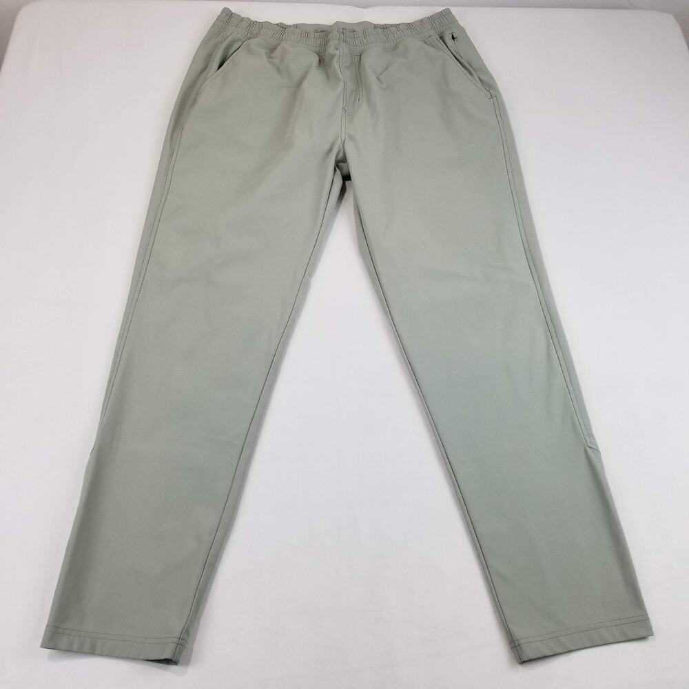 Western Rise Pants Mens XL Green Spectrum Jogger Travel Active Performance